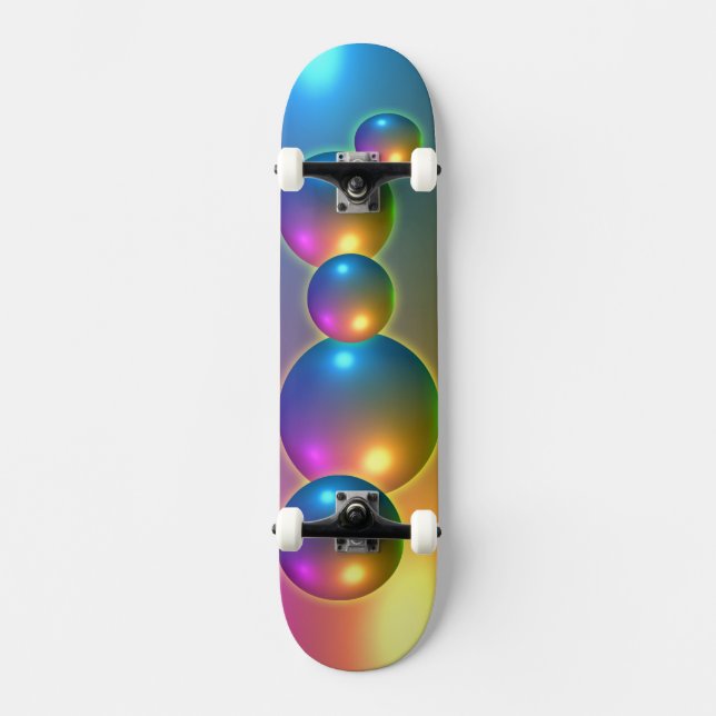 Skateboard Esferas brillantes (Anverso)