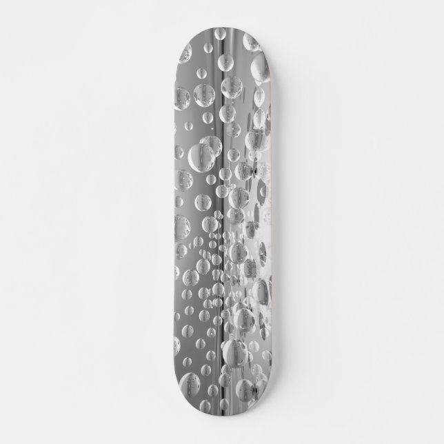 Skateboard Esferas plateadas - 02 (Anverso )