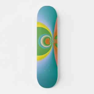 Skateboard Espacio Colorido