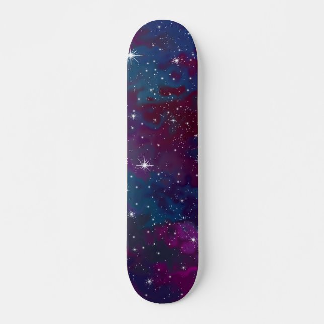 Skateboard Espacio colorido personalizado (Anverso )