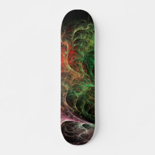 Skateboard Espacio de Fuego de Arte Abstracto