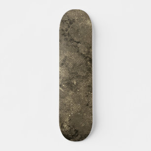 Skateboard Espacio retro moderno urbano Sepia Brown