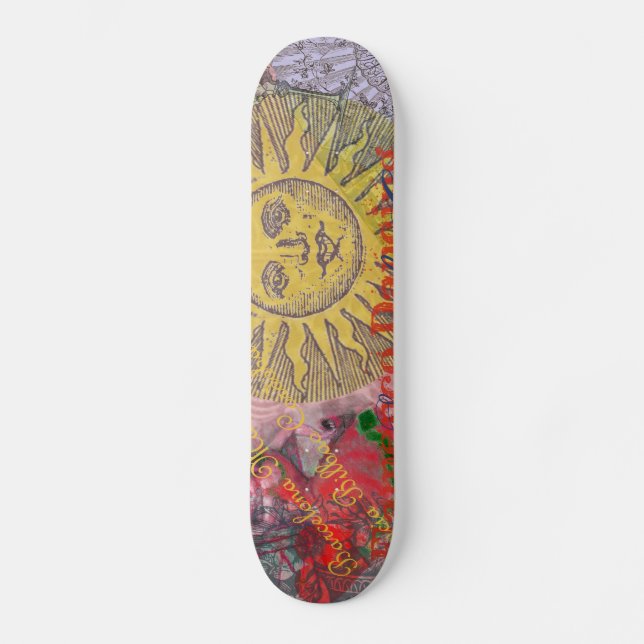 Skateboard España Sunshine español Travel Art (Anverso)