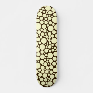 Skateboard Específico - Crema en marrón oscuro