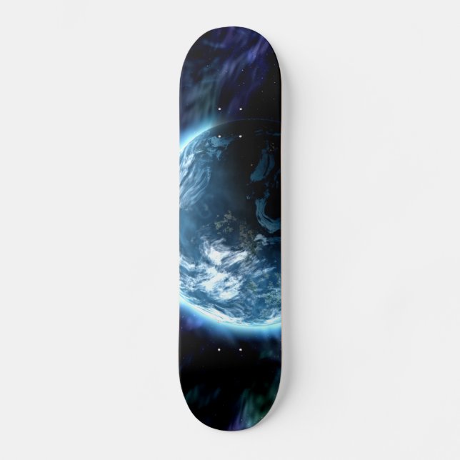 Skateboard Espectacular espacio Starry Aurora Nebula (Anverso)
