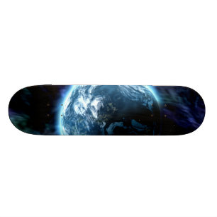 Skateboard Espectacular espacio Starry Aurora Nebula
