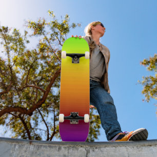 Skateboard Espectro de colores horizontales -3