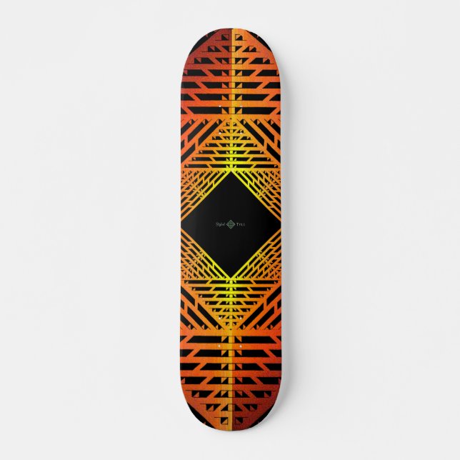 Skateboard Espectro ( Sombreado de brillo ) (Anverso )