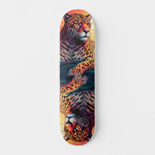 Skateboard Espejo genial de la imagen Tigre Tropical Skateboa