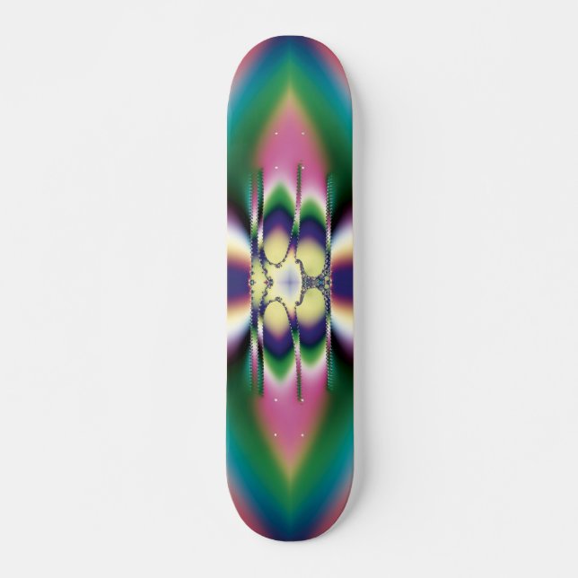 Skateboard Espejos de Arcoíris (Anverso )