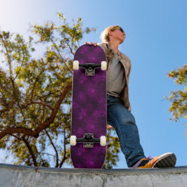 Skateboard Espeluznantes arañas púrpuras de Halloween Skatebo