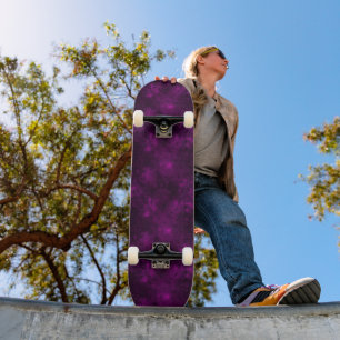 Skateboard Espeluznantes arañas púrpuras de Halloween Skatebo