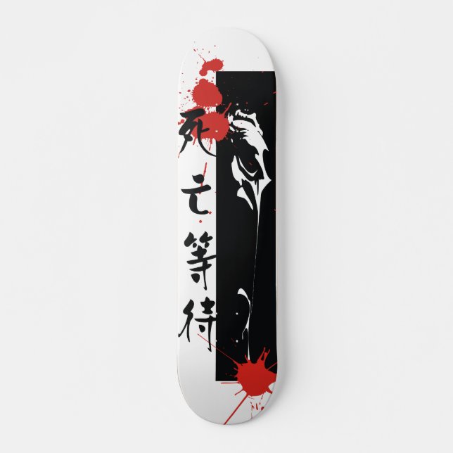 Skateboard Esperas de la muerte (Anverso )