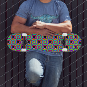 Skateboard Espiral arcoiris de Kenneth Yoncich
