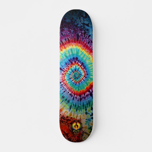 Skateboard Espiral Tie Dye (Anverso )
