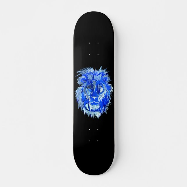 Skateboard Espíritu León Azul (Anverso )