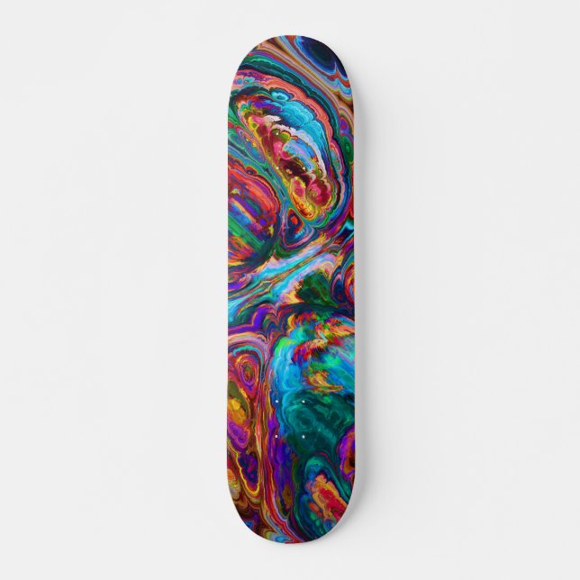 Skateboard Esplandor moderno de pinturas (Anverso )