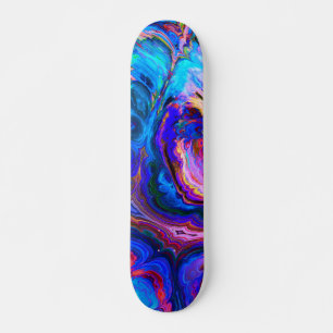 Skateboard Esplandor moderno de pinturas de morado