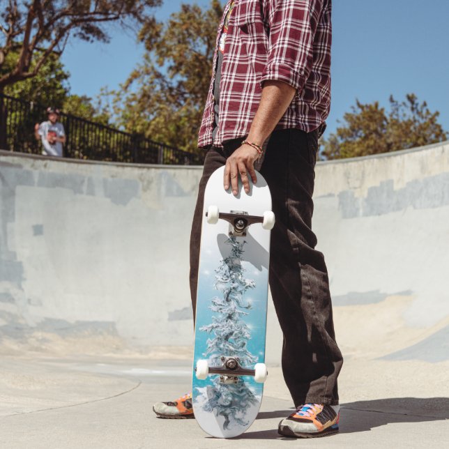 Skateboard Espuma helada helada azul ártico evergreen (Exterior 2)