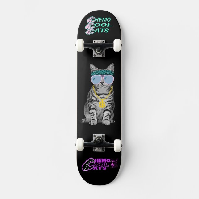 Skateboard Esquateador de gatos Chemo Guay (Anverso)