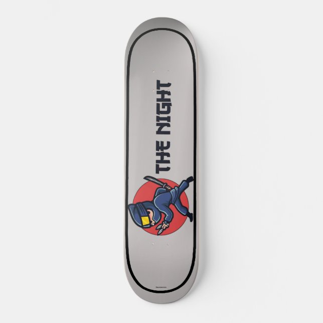 Skateboard Esquateboard Ninja Anime, Anime Skateboard, skate (Anverso)
