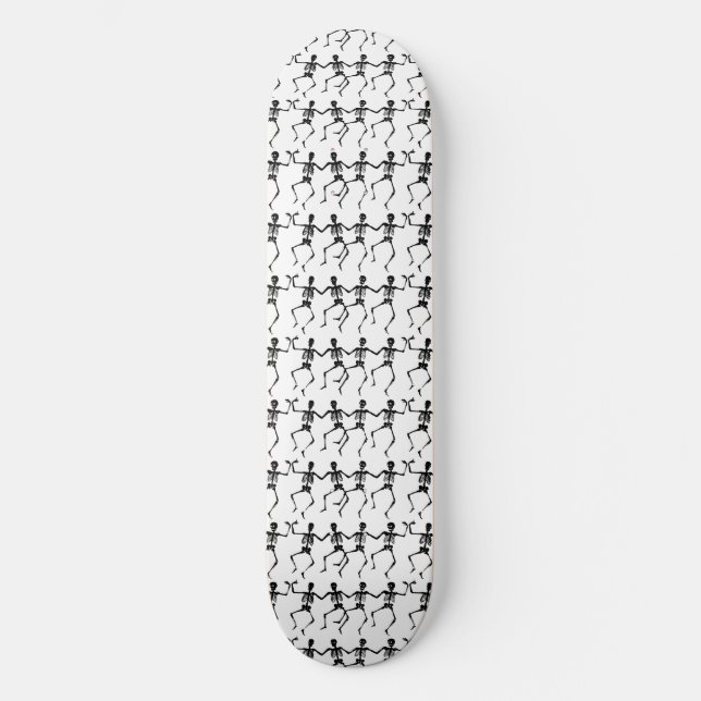Skateboard Esqueletos bailarines Halloween Thunder_Cove (Anverso)