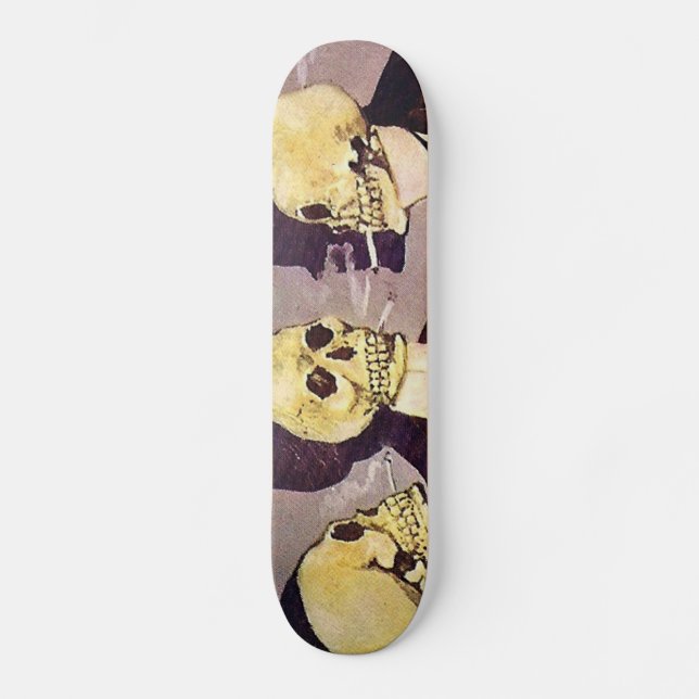 Skateboard Esqueletos del vintage (Anverso)