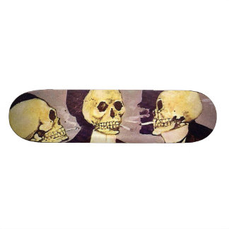 Skateboard Esqueletos del vintage