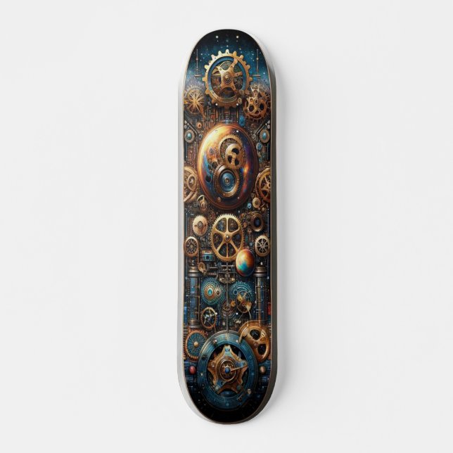 Skateboard "Estación SteamSpace" (Anverso )