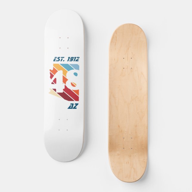 Skateboard Estado 48 de Arizona (Anverso)