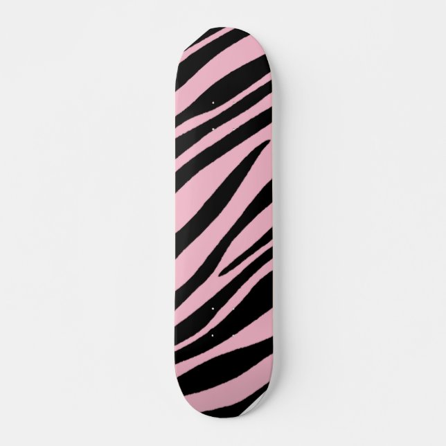Skateboard Estampado de cebra (Anverso )