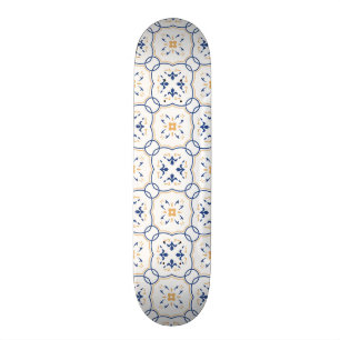 Skateboard Estampado de flores