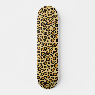 Skateboard Estampado de leopardo