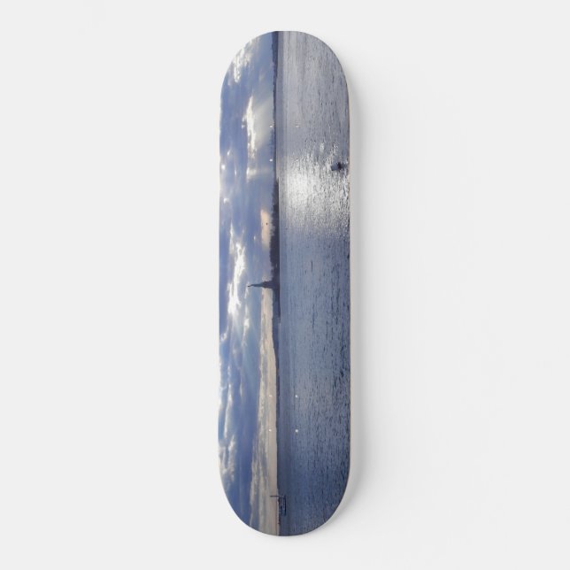 SKATEBOARD ESTATUA DE LA JUNTA DE ESQUEMA DE LA LIBERTAD (Anverso)