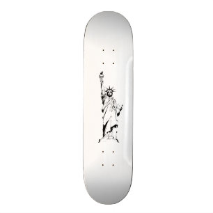Skateboard Estatua de Nueva York de la libertad