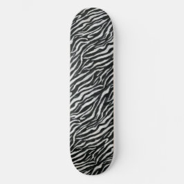Skateboard Estética de impresión de animal cebra chic