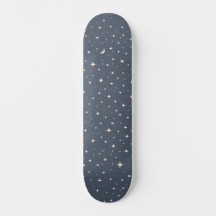 Skateboard Estética de Patrón de Estrella Suave