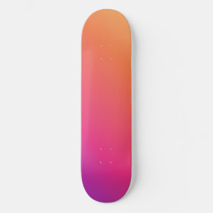 Skateboard Estética Femenina Colorida