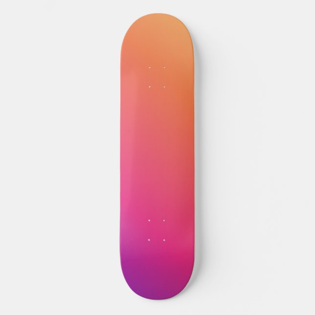 Skateboard Estética Femenina Colorida (Anverso)