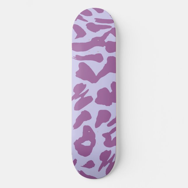 Skateboard Estética Rosa Blanca Genial (Anverso)