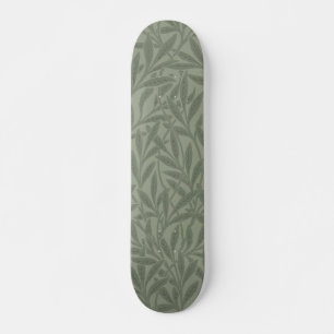 Skateboard Estilo Antiguo Verde Salvia de William Morris Will