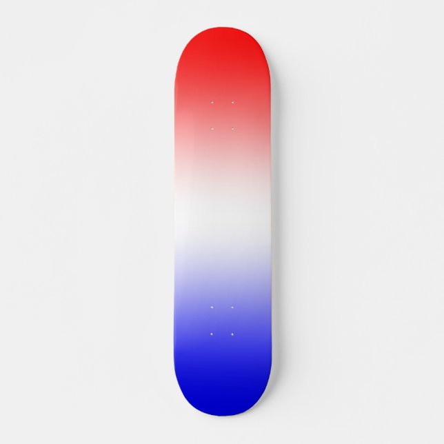 Skateboard estilo bandera Francesa (Anverso )