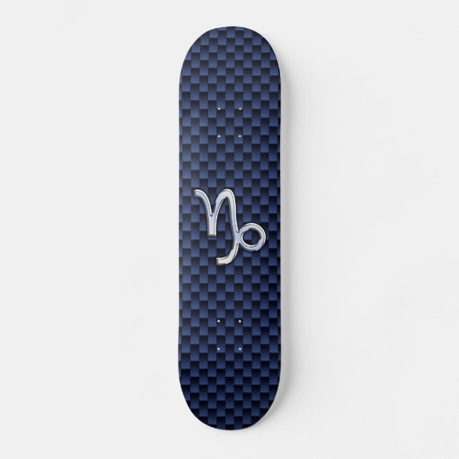 Skateboard Estilo de la fibra de carbono de los azules (Anverso)