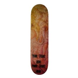 Skateboard estilo de presentación colorido abstracto del arte