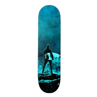 Skateboard Estilo del Grunge del verano que practica surf
