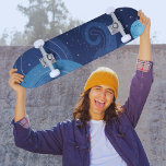 Skateboard estilo Galaxia de crucero cósmico<br><div class="desc">Pasee por las estrellas con nuestra cubierta de patinaje cósmico,  lleve su patinaje a la galaxia con nuestro vibrante diseño de cubierta</div>