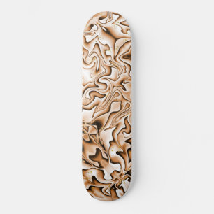 Skateboard Estilo Graffiti Resumen Color del malvavisco tosta