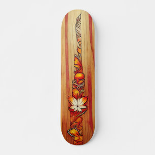 Skateboard Estilo hawaiano