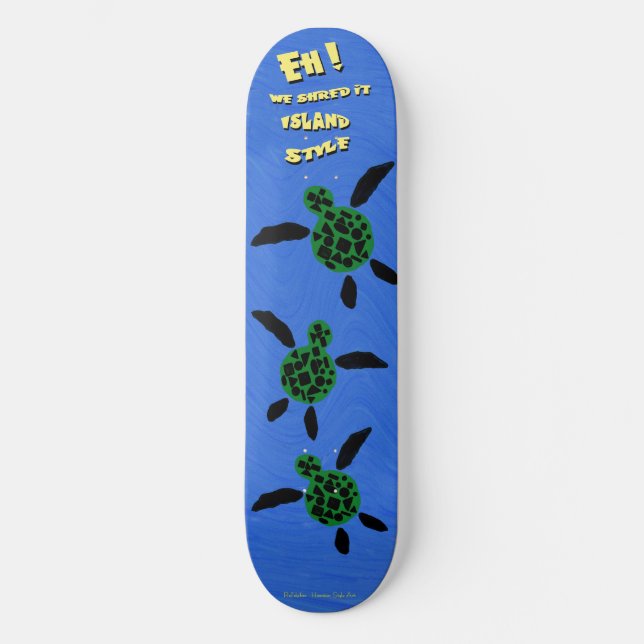Skateboard estilo isla (Anverso)