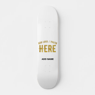 SKATEBOARD ESTILO MODERNO PERSONALIZABLE BLANCO VERIFICADO DE